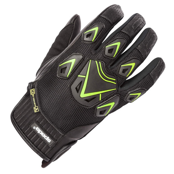 Spada Spada Leather Gloves CE Air Pro Black/Flo